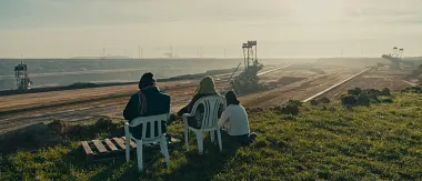 Ein Filmstill aus dem Film »Wolken über Lützerath«